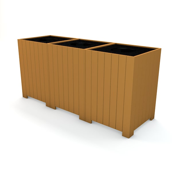 96 gal. Square Trash Can
